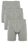3 lü Paket %100 Pamuklu Erkek Süprem Şort Boxer 416