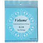 Volume 0.18 Profesyonel Kısa Sap Bağlama Teli (Topuzlu)