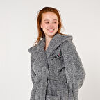 Uzun Welsoft Kapüşonlu Kadın Sabahlık