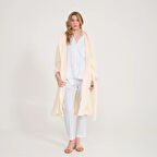 Uzun Welsoft Kapüşonlu Kadın Sabahlık