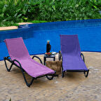 %100 Pamuk 190x73 Plaj Şezlong Havlusu