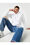 Koton Basic Sweatshirt Kapşonlu