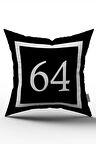 Rakamlı Dijital Baskı Kırlent Kılıfı 64