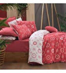 Sarev Merlot Fancy Poplin Pamuk King Size Nevresim Takımı