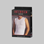 V YAKA KOLSUZ SİYAH FANİLA