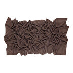 SARAR KAHVERENGİ PARLAK PENYE ŞAL