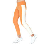 Color Block Legging Kadın Turuncu Koşu Tayt 21KKTP11C01-ORJ