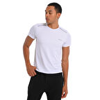 Conforto3 Erkek Beyaz Koşu T-Shirt 24KE013-BYZ