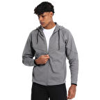 Asago Erkek Gri Koşu Eşofman Üstü 25YE004-ANT