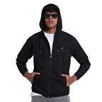 Asago Erkek Siyah Koşu Eşofman Üstü 25YE004-SYH