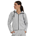 Peoria Kadın Gri Günlük Stil Eşofman Üstü 25KK1048-KML