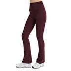 Eloy Flare Kadın Bordo Antrenman Tayt 25KK1035-BRD