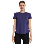 Zana Kadın Mavi Koşu T-Shirt 25KK1047-MVI