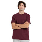 Bow Erkek Bordo Günlük Stil T-Shirt 25KE1016-BRD