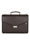 Evrak Çantası 6 Cepli Diplomat Tablet Muhafazalı Briefcase Vegan 25,5x38 cm