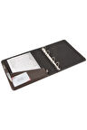 Evrak Sunum Tanıtım Firma Klasörü 4 cm 4 Halkalı A5 250 Yaprak Kapasiteli Ring Binder File Vegan 20x23 cm