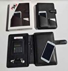 2K ORG.DİPLOMAT 17X24 SUNİ DERİ SİYAH ÇİZGİLİ  5281