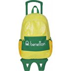 United Colors Of Benetton Çekçekli Okul Çantası 70145 Sarı