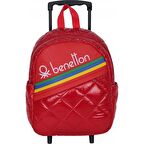 United Colors of Benetton Çekçekli Kapitone Anaokulu Çantası 7023