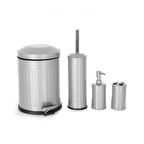 Foreca Dörtlü Banyo Seti Gri Vintage