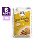Sarı Buğday Unu ( Durum Buğdayı) 1 Kg  6 Adet
