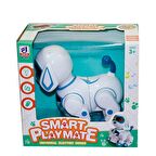 8202 Pıllı  Kut Işıklı Müzikli Robot Köpek-Can-Em Oyuncak