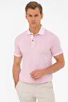 Gül Kurusu Slim Fit Polo Yaka T-Shirt