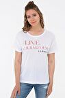 Beyaz Kadın T-Shirt