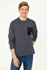 Gri Erkek Sweatshirt