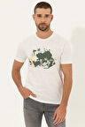 Erkek Ecru T Shirt G021SZ011.000.1373923.VR019