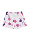 Beyaz Kız Çocuk Şort & Bermuda