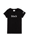 Siyah Kız Çocuk T-Shirt