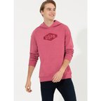 U.s. Polo Assn. Kapüşon Yaka Koyu Pembe Erkek Sweatshırt Rc-Vana
