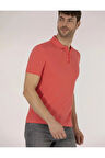 Erkek Pembe Polo Yaka T-shirt