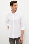 G081GL004 Gox023Y 1570715 US Polo Assn Erkek Gömlek Beyaz