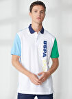 U.S. Polo Assn. Polo Yaka Beyaz Erkek T-Shirt T-MIDAR
