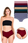 Kadın Bato Külot Karışık Renkli 7'li Paket - Kts2092-7