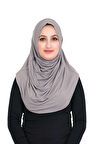 Tesettür Hazır Türban Pileli Pratik Namaz Örtüsü