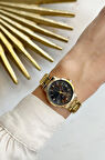  Siyah Kadran Gold Kadın Kol Saati