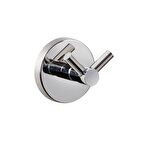 Rosa Model Paslanmaz Bornoz Askılık İkili Havlu Askılık - 5 Yıl Garanti