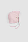 Kapitone Pembe İngiliz Bebek Şapka