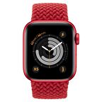 Buff Apple Watch Uyumlu Bands Braided 42/44 XS Red 