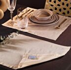 Fecra Dora 6'lı Keten Amerikan Servis 35*45 cm