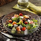 Fecra Olivia Yuvarlak Cam Salata Kasesi 24 Cm