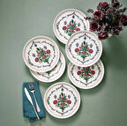 Fecra Revak 6 Parça Pasta Tabağı Seti