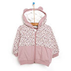 Bebbek Little Cutie Kedi Kız Kulak Detaylı  Kapüşonlu Hırka