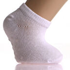 HelloBaby Düz Babet 2li Kaydırmaz Çorap Unisex