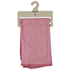 Motherlove Pamuklu Deniz Canlıları 80x80 cm Bebek Battaniyesi Koyu Pembe