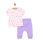 HelloBaby Yenidoğan Tshirt-Patiksiz Alt 2li Takım Kız Bebek
