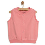 HelloBaby Basic Ribanalı Yelek Kız Bebek